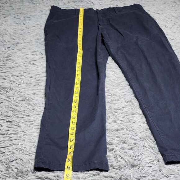 English Laundry Pants Mens 36x30 Navy Blue Chino Straight Casual Stretch E9S045 - Picture 7 of 10